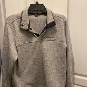 Eddie Bauer Gray Pullover Sweater